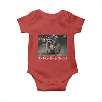 Its Ok To Be Different Jimothy Raccoon Baby Onesie Funny Short Spine Wildlife