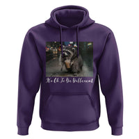 Its Ok To Be Different Jimothy Raccoon Hoodie Funny Short Spine Wildlife