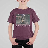 Its Ok To Be Different Jimothy Raccoon T Shirt For Kid Funny Short Spine Wildlife