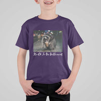 Its Ok To Be Different Jimothy Raccoon T Shirt For Kid Funny Short Spine Wildlife