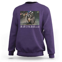 Its Ok To Be Different Jimothy Raccoon Sweatshirt Funny Short Spine Wildlife