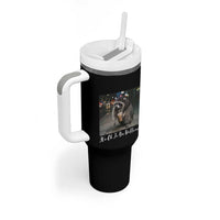 Its Ok To Be Different Jimothy Raccoon Tumbler With Handle Funny Short Spine Wildlife