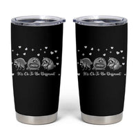 Its Ok To Be Different Jimothy Raccoon Tumbler Cup Cute Trash Panda Viral Animal Lover Gift