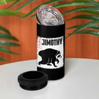 Jimothy The Raccoon 4 in 1 Can Cooler Tumbler Japanese Style Trash Panda Graphic