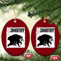 Jimothy The Raccoon Ceramic Ornament Japanese Style Trash Panda Graphic