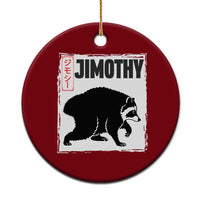 Jimothy The Raccoon Ceramic Ornament Japanese Style Trash Panda Graphic