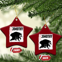 Jimothy The Raccoon Ceramic Ornament Japanese Style Trash Panda Graphic