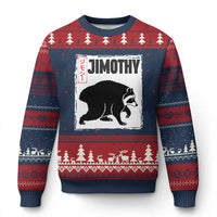 Jimothy The Raccoon Ugly Christmas Sweater Japanese Style Trash Panda Graphic