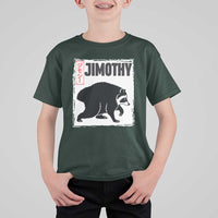 Jimothy The Raccoon T Shirt For Kid Japanese Style Trash Panda Graphic