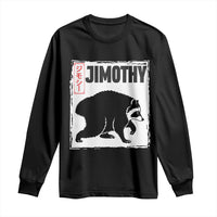 Jimothy The Raccoon Long Sleeve Shirt Japanese Style Trash Panda Graphic