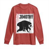 Jimothy The Raccoon Long Sleeve Shirt Japanese Style Trash Panda Graphic