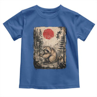 Vintage Japanese Ukiyoe Raccoon Toddler T Shirt Seattle Short Spine Trash Panda