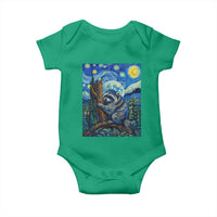 Seattle Trash Panda Starry Night Graphic Baby Onesie Funny Short King Raccoon