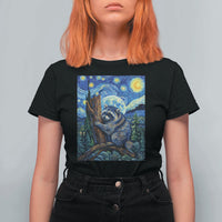 Seattle Trash Panda Starry Night Graphic T Shirt For Women Funny Short King Raccoon