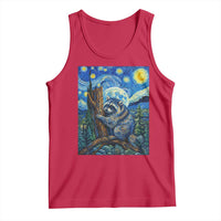 Seattle Trash Panda Starry Night Graphic Tank Top Funny Short King Raccoon