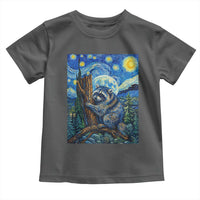 Seattle Trash Panda Starry Night Graphic Toddler T Shirt Funny Short King Raccoon