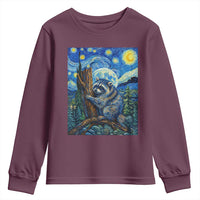 Seattle Trash Panda Starry Night Graphic Youth Sweatshirt Funny Short King Raccoon
