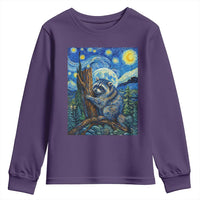Seattle Trash Panda Starry Night Graphic Youth Sweatshirt Funny Short King Raccoon