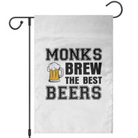 Monks Brew The Best Beers Garden Flag Funny Craft Beer Brewer