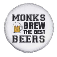 Monks Brew The Best Beers Spare Tire Cover Funny Craft Beer Brewer