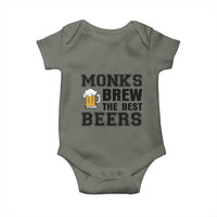 Monks Brew The Best Beers Baby Onesie Funny Craft Beer Brewer