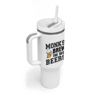 Monks Brew The Best Beers Tumbler With Handle Funny Craft Beer Brewer