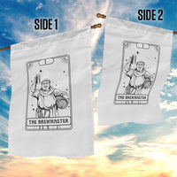 The Brewmaster Tarot Card Garden Flag Vintage Craft Beer Monk Brewery Art