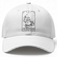 The Brewmaster Tarot Card Baseball Cap Vintage Craft Beer Monk Brewery Art