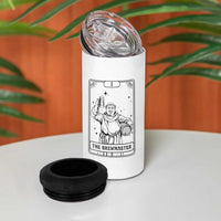 The Brewmaster Tarot Card 4 in 1 Can Cooler Tumbler Vintage Craft Beer Monk Brewery Art