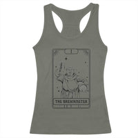 The Brewmaster Tarot Card Racerback Tank Top Vintage Craft Beer Monk Brewery Art