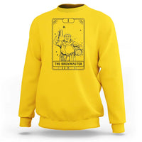 The Brewmaster Tarot Card Sweatshirt Vintage Craft Beer Monk Brewery Art