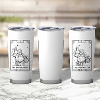 The Brewmaster Tarot Card Tumbler Cup Vintage Craft Beer Monk Brewery Art