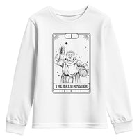The Brewmaster Tarot Card Youth Sweatshirt Vintage Craft Beer Monk Brewery Art