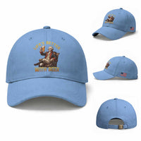 George Washington Lifes Better With Beer Baseball Cap Funny Founding Father Beer Lover