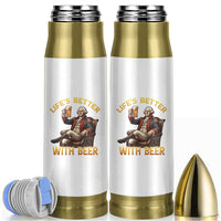 George Washington Lifes Better With Beer Bullet Tumbler Funny Founding Father Beer Lover