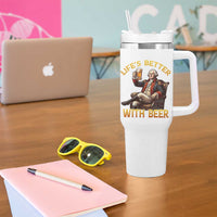 George Washington Lifes Better With Beer Tumbler With Handle Funny Founding Father Beer Lover