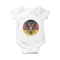 German Eagle Beer Lover Baby Onesie Vintage Bavarian Oktoberfest Beer