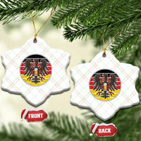 German Eagle Beer Lover Ceramic Ornament Vintage Bavarian Oktoberfest Beer