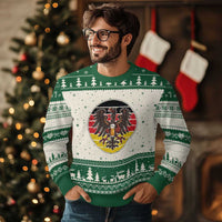 German Eagle Beer Lover Ugly Christmas Sweater Vintage Bavarian Oktoberfest Beer
