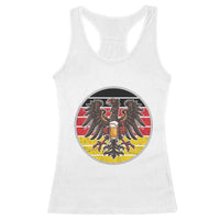 German Eagle Beer Lover Racerback Tank Top Vintage Bavarian Oktoberfest Beer