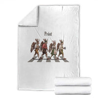 Funny Oktoberfest Wolpertinger Throw Blanket German Bavarian Beer Festival Heritage