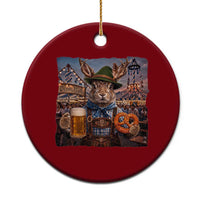 Prost Yall Wolpertinger Oktoberfest Bavarian Folklore Ceramic Ornament