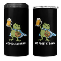 Funny Frog Oktoberfest Bavarian Beer Lover 4 in 1 Can Cooler Tumbler We Prost At Dawn