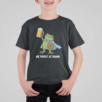Funny Frog Oktoberfest Bavarian Beer Lover T Shirt For Kid We Prost At Dawn