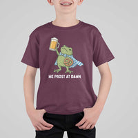 Funny Frog Oktoberfest Bavarian Beer Lover T Shirt For Kid We Prost At Dawn
