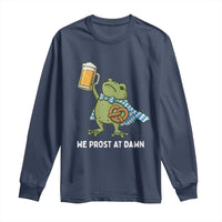Funny Frog Oktoberfest Bavarian Beer Lover Long Sleeve Shirt We Prost At Dawn