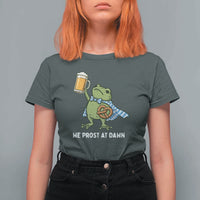 Funny Frog Oktoberfest Bavarian Beer Lover T Shirt For Women We Prost At Dawn