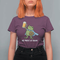 Funny Frog Oktoberfest Bavarian Beer Lover T Shirt For Women We Prost At Dawn