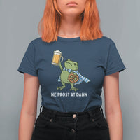 Funny Frog Oktoberfest Bavarian Beer Lover T Shirt For Women We Prost At Dawn