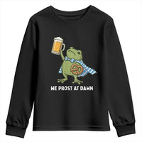 Funny Frog Oktoberfest Bavarian Beer Lover Youth Sweatshirt We Prost At Dawn
